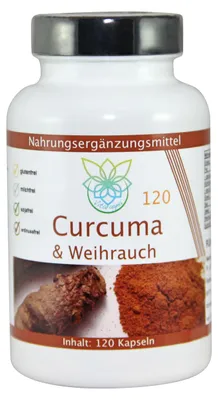 Produktbild von VITARAGNA Curcuma & Weihrauch 120 Kapseln Kurkuma Boswellia Extrakte