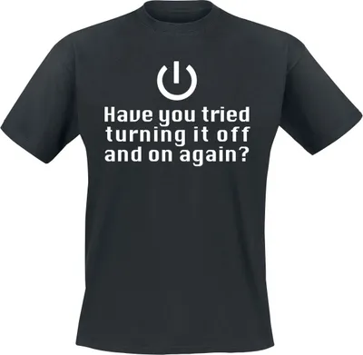 Produktbild von Beruf & Karriere T-Shirt Herren Turning It Off schwarz XXL