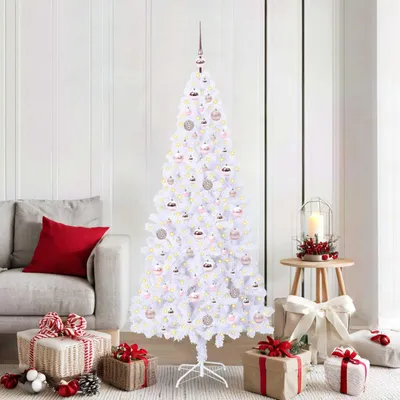 Immagine prodotto di Maison Exclusive - Albero di Natale artificiale bianco 180 cm PVC e acciaio