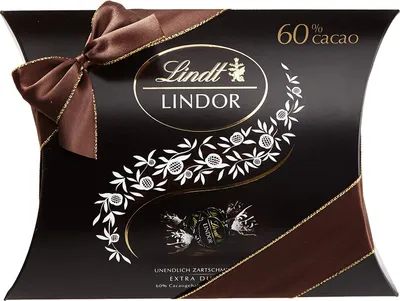 Produktbild von Lindt Kugeln mit Edelbitterschokolade Kissenpackung 322g 2er Pack