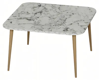 Zdjęcie produktu dla Moderner weißer Holz-Couchtisch im eleganten Design