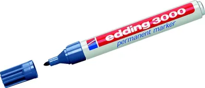 Produktbild von Edding - Filzstift 3000 rund 1,5-3mm stahlblau | 10 Stück