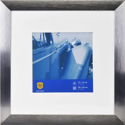 Produktbild von Henzo Luzern Bilderrahmen 20x20 cm Dunkelgrau