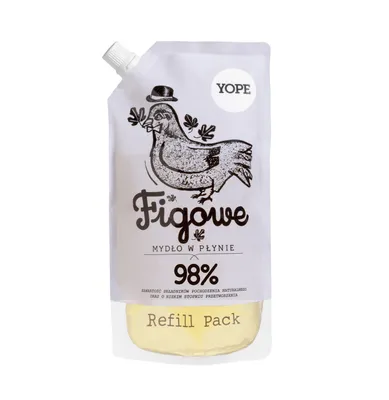 Obrázek produktu pro Yope, Mydło w płynie, Figa, refill, 500ml