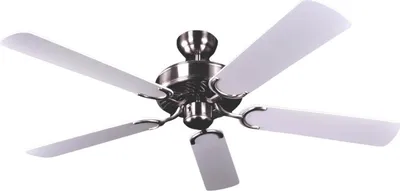Zdjęcie produktu dla Wentylator sufitowy Potkuri postarzane srebro / biały 132 cm z łańcuchem pociągowym