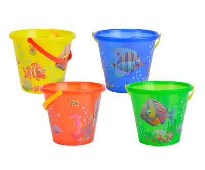 Image de Happy Kidz Seau de sable Poisson, Ø 20 cm individuel 21403254009-unique
