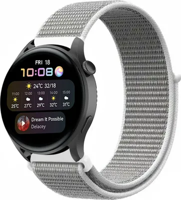 Produktbild von Strap-it Huawei Watch 3 (Pro) Nylonarmband (Muschel)
