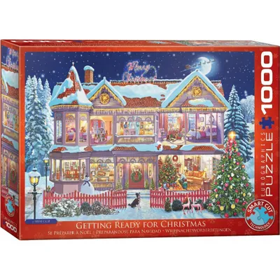 Produktbild von Getting Ready Christmas. Puzzle 1000 Teile