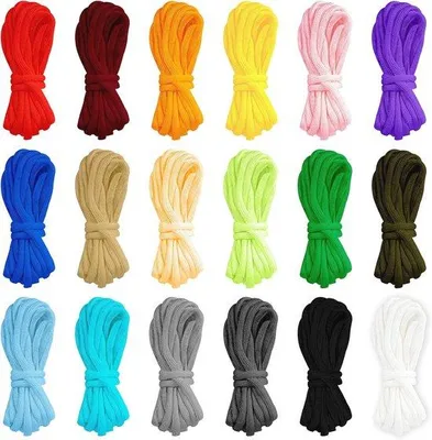 Produktbild von Paracord Seil Set für Outdoor-Aktivitäten - 18 Stück in mehreren Farben