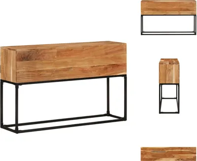 Immagine prodotto di vidaXL Tavolino 120x30x75 cm in legno massiccio di acacia - Tavolini