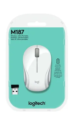 Produktbild von Logitech M187 Wireless Mini Mouse White