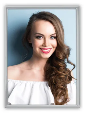 Produktbild von ZEP Bilderrahmen aus Metall, Modell Silvia, für Fotos im Format 13x18 cm, silberfarben, glänzend