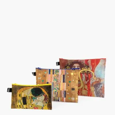 Image de GUSTAV KLIMT Pochettes zippées recyclées Klimt