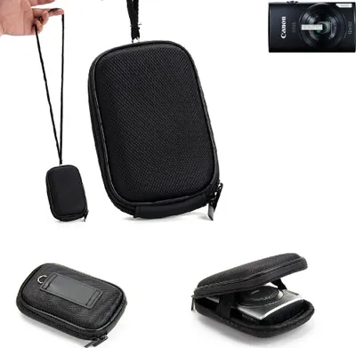Produktbild von K-S-Trade Hardcase Kamera-Tasche Foto-Tasche kompatibel mit Canon IXUS 170 für Kompaktkamera Gürteltasche Case Schutz-Hülle