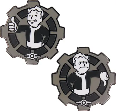 Produktbild von Fallout Sammelmünze Decision Black & White Limited Edition