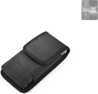 Produktbild von Holster Gürteltasche kompatibel mit Huawei nova 12 Lite Holster Gürtel Tasche wasserabweisend Handy Hülle Schutz Hülle Outdoor schwarz K-S-Trade