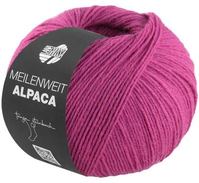 Produktbild von Lana Grossa - Meilenweit 6-fach 150g Alpaca uni 1004 fuchsia