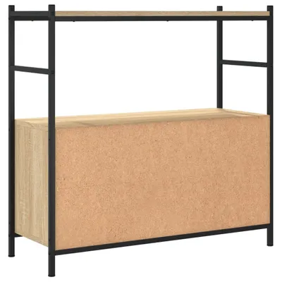 Immagine prodotto di Libreria Rovere Sonoma 80x30x78,5 cm Legno Multistrato e Ferro