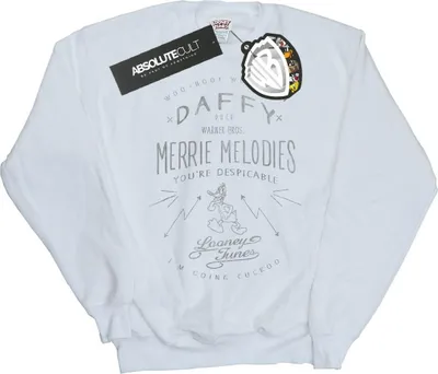 Produktbild von Looney Tunes - "Despicable" Sweatshirt für Herren BI32039 (S) (Weiß)