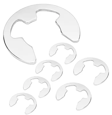 Productafbeelding van Roestvrij Staal Borgringen - E-clips E-ringen - Onderdelen Bevestigen - Corrosiebestendig Materiaal - Φ3.0 mm - Zilverkleurig