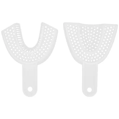 Image de Cuillères à empreinte dentaire en plastique jetables, matériaux portables pour l'hygiène bucco-dentaire