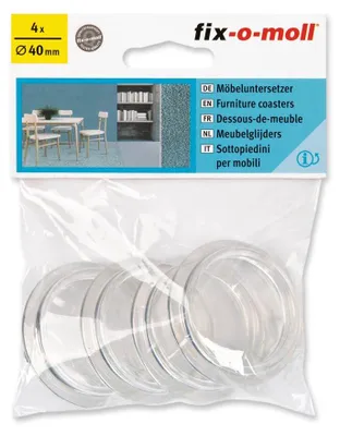 Produktbild von Möbeluntersetzer rund 40mm fix-o-moll