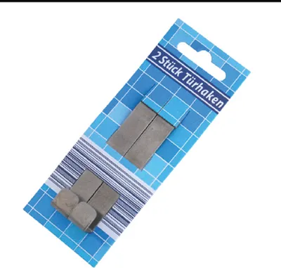 Obrázok produktu pre Dverové háčiky, nerezová oceľ, balenie po 2 ks