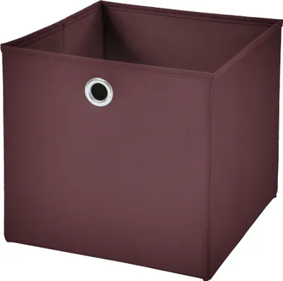 Produktbild von 1 Stück Braun Faltbox 28 x 28 x 28 cm  Aufbewahrungsbox faltbar