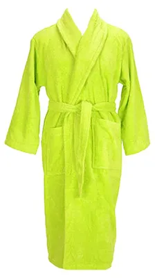 Obrázek produktu pro ARTG - Župan pro muže/ženy Uni, šálový límec LT5006 (L-XL) (limetka)