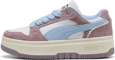 Produktbild von Puma Rebound Femme Memoires Jr White-Haute Tropic-Plum Jam Größe EU 37
