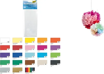 Immagine prodotto di Folia 91012 Seta floreale - 50 x 70 cm, 5 fogli, giallo limone