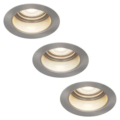 Produktbild von hoftronic LED Einbaustrahler 4W 345lm 4000K Dimmbar GU10 Edelstahl IP65