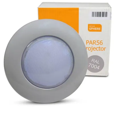 Produktbild von LED-Strahler weiß mit Frontring HELLGRAU PAR 56, 1300 lm