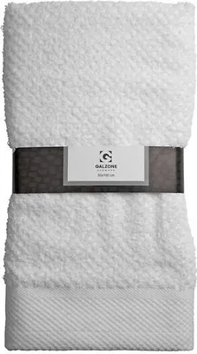 Produktbild von Galzone Handtuch Baumwolle 50x100cm 400g weiß