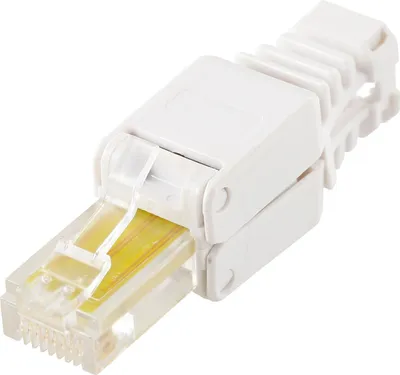 Obrázok produktu pre LOGON TWP8P8TP, RJ-45, Priehľadná, Biela, Žltá, Cat5e, 10 kusov