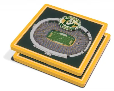Produktbild von Green Bay Packers 3DStadiumView Untersetzer 2erSet