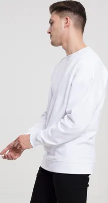 Produktbild von Urban Classics Pullover Sweat Crewneck White-3XL