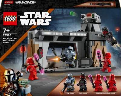 Image de LEGO Star Wars Bataille entre Paz Vizsla et Moff Gideon 75386 289 pièces 7+ ans