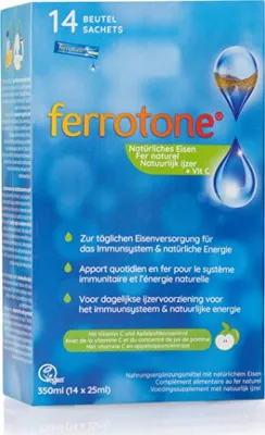Zdjęcie produktu dla Ferrotone elazo z koncentratem jabkowym i witamin C Btl. 14X25 ml