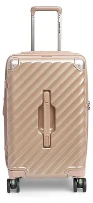 Productafbeelding van CarryOn Trunk Handbagagekoffer 44 liter - Handbagagae Trolley met expander - Champagne