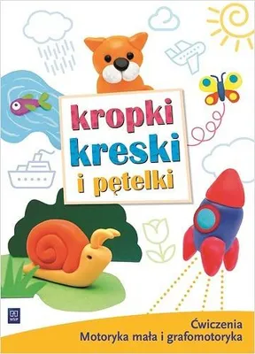 Immagine prodotto di WSiP Kropki, kreski i pętelki. Ćwiczenia grafomotoryczne. Trzylatki, czterolatki, Edukacyjny, Polski, 80 stron(y)
