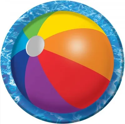 Produktbild von 8 kleine Sommer Party Teller Wasser Spaß