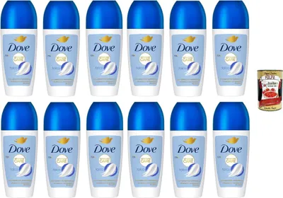 Produktbild von Dove, Deo Roll On Advanced Care Talk, Deodorant Antitranspirant, sanfte Formel mit dreifacher feuchtigkeitsspendender Wirkung, Schutz bis zu 48 Stunden, 12 Stück à 50 ml + Italian Gourmet polpa 400g