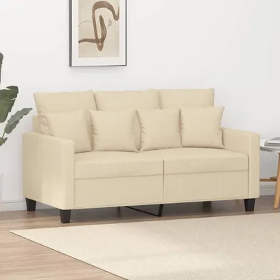 Productafbeelding van Maison Exclusive - Tweekapper sofa, crème kleur, 120 cm, gestoffeerd