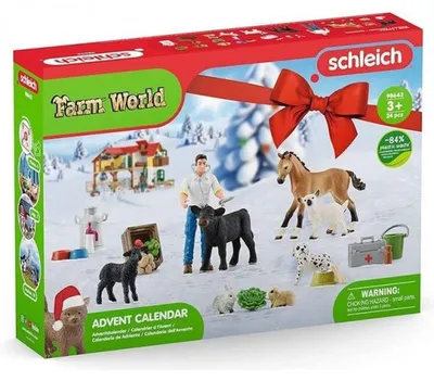 Image de Calendrier de l'avent farm world ferme - schleich - 98643 - figurines animaux