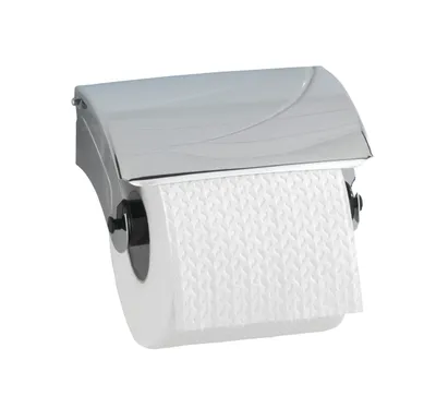 Produktbild von WENKO Toiletten Papier Klo Rollen Halter BASIC Gäste WC Bad Accessoires Design