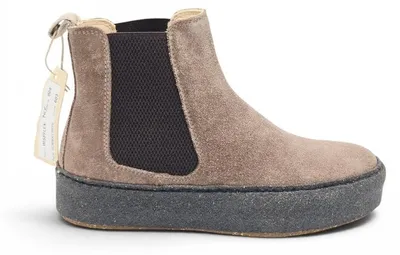 Productafbeelding van ASTORFLEX ROLFLEX: Beige suède enkellaarsjes voor dames