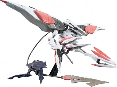 Produktbild von Gundam IBO bausatz Rüstung Hashmal 15 cm grau/rot