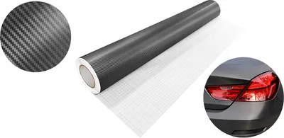 Produktbild von Carbon Folie 100x50 cm - Carbon 3D Graphit - Carbonfolie matt mit Luftkanal-Kleber und UV-Schutz - Selbstklebend Autofolie für Innen und Außen - Auto Folierung für Tuning - Carwrappingfolie