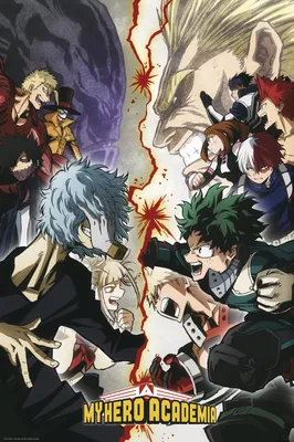 Produktbild von MY HERO ACADEMIA - Poster Maxi 91cmx51cm - Heroes VS. Villains
